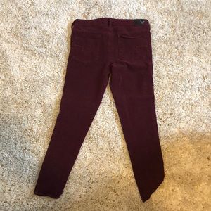 Maroon jeggings